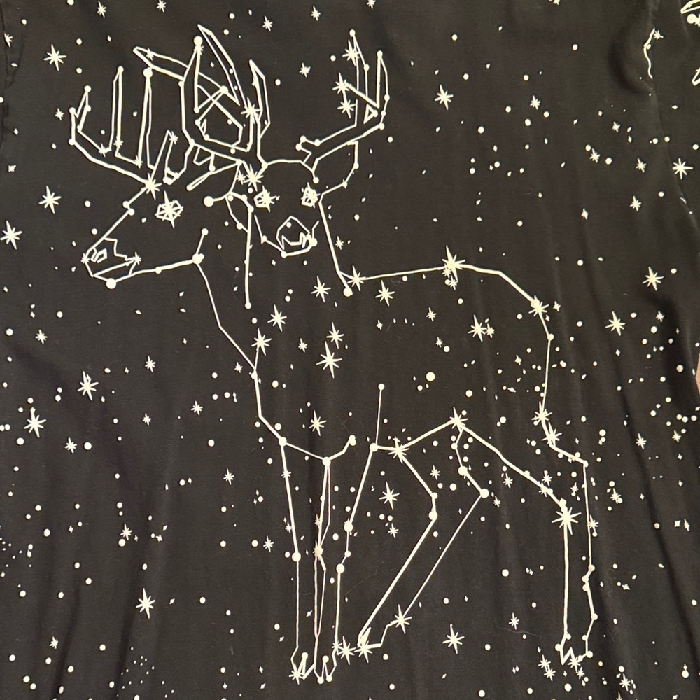 Neff Starry Night Deer Graphic Tee - Picture 3 of 6